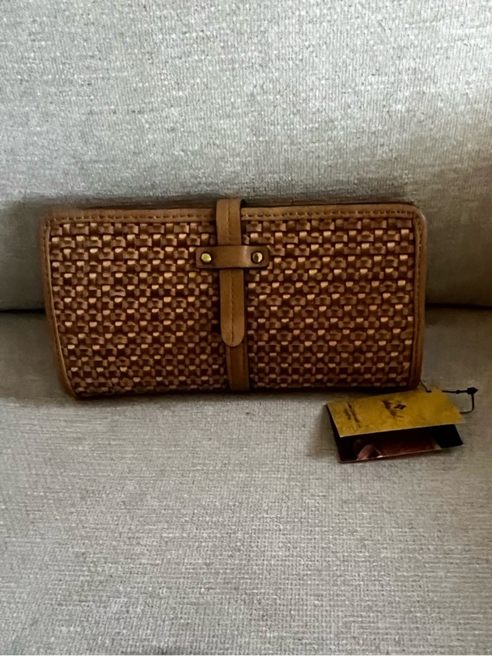 Patricia Nash Woven Leather Zenale wallet